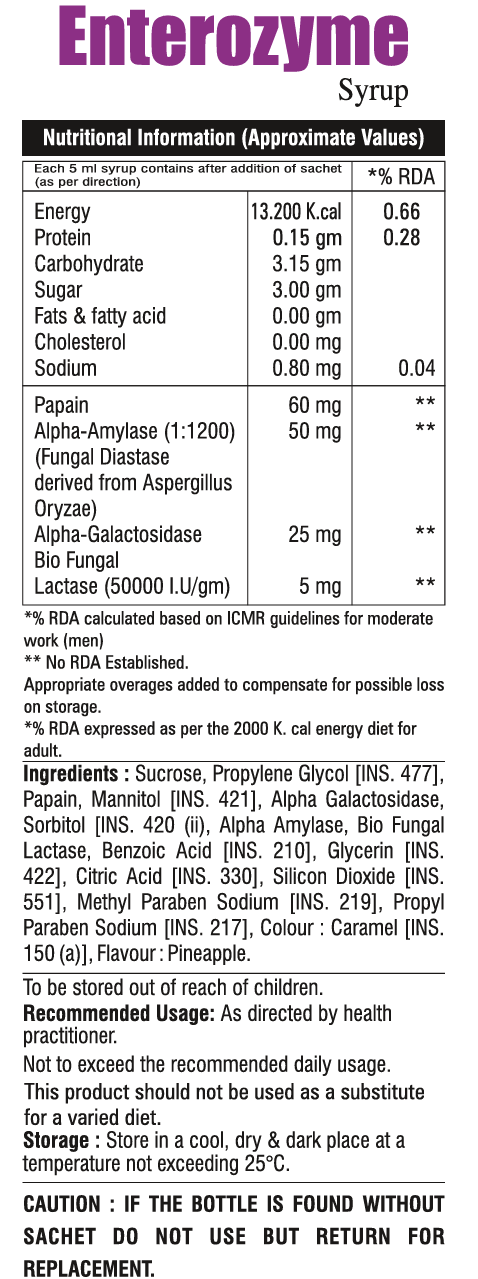 Enterozyme Syrup